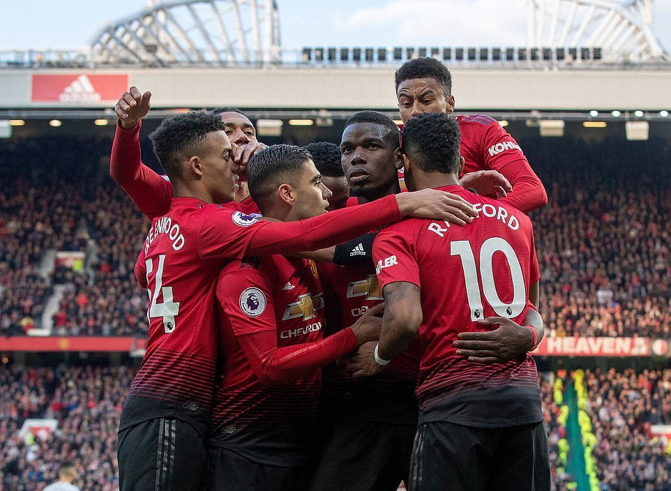 Manchester United 2-1 West Ham: Paul Pogba scores twice  to seal a much-needed win for Ole
