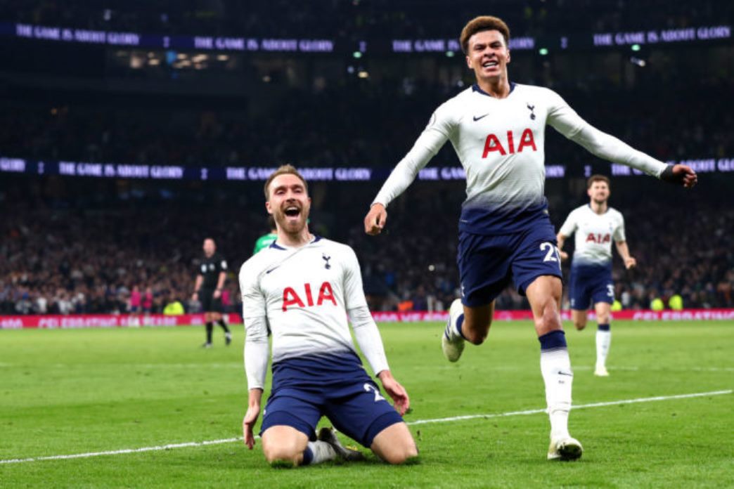 Tottenham strengthen their  third  place in the premier league table as Eriksen winner goal sinks Brighton