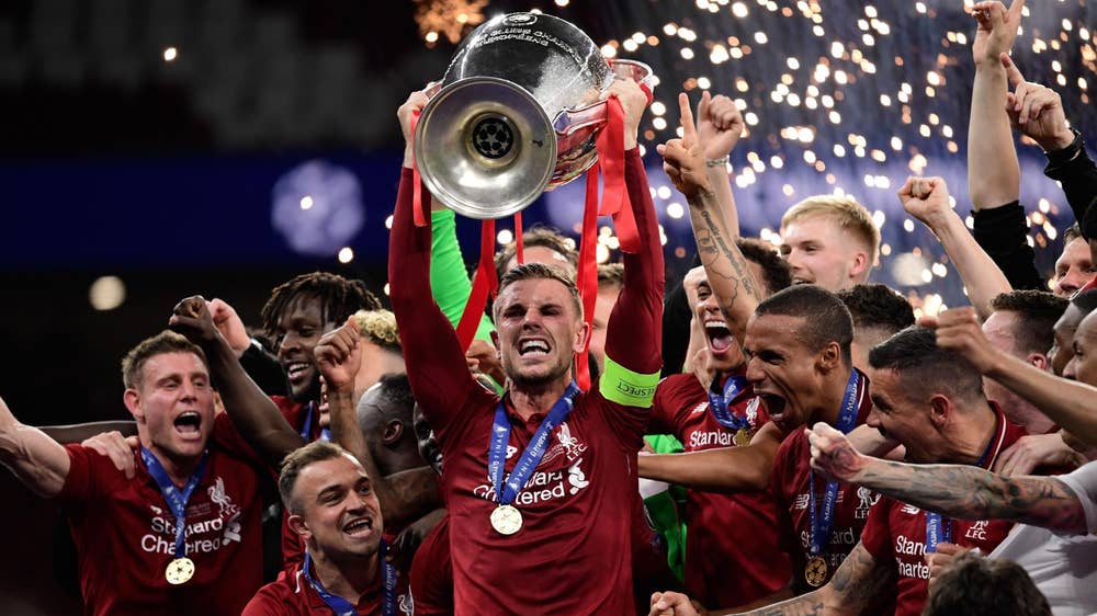 Liverpool erased the Premier League title loss   disappointment  by claiming UEFA Champions league