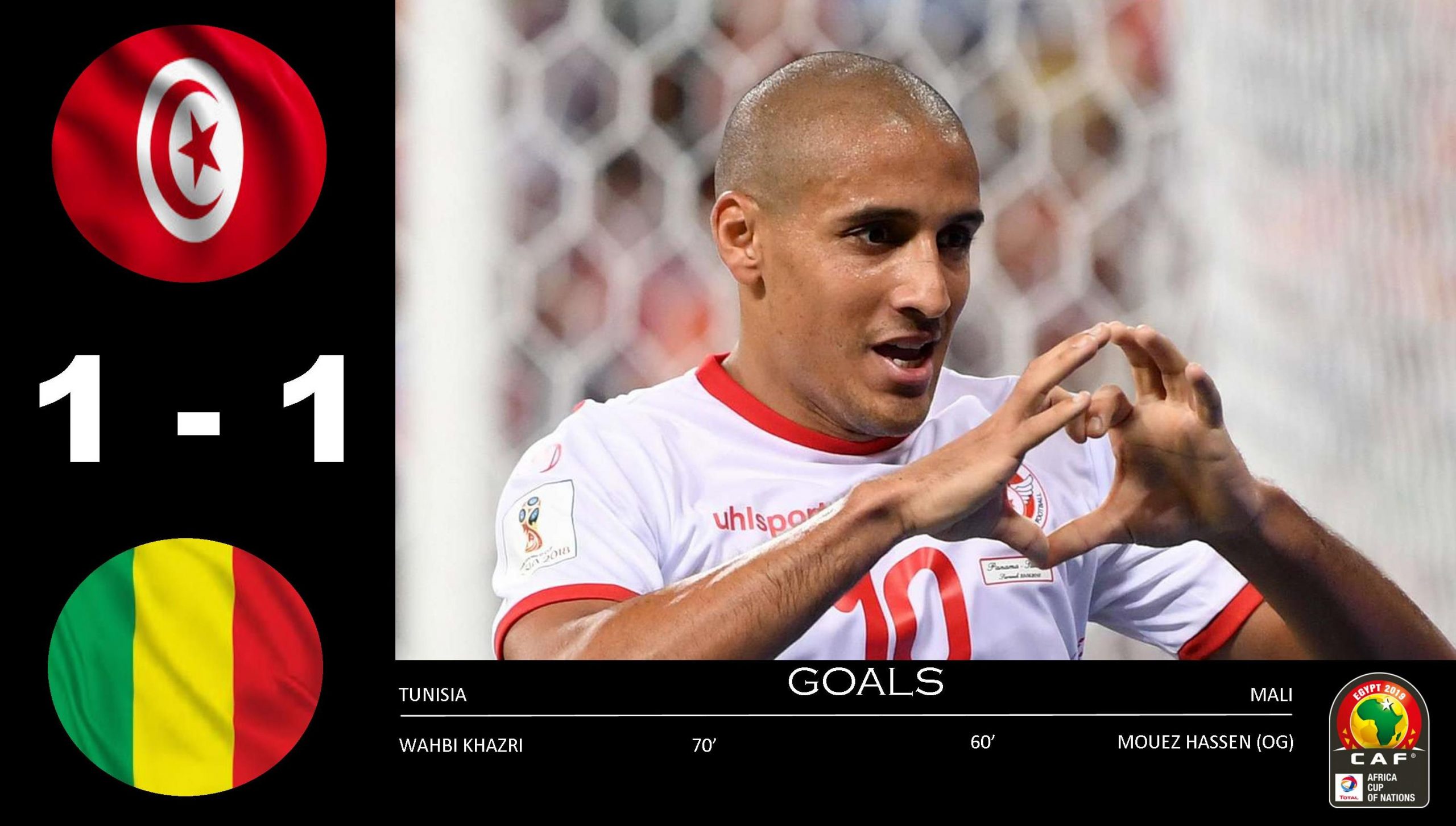 Khazri strike cancels out Hassen shocker