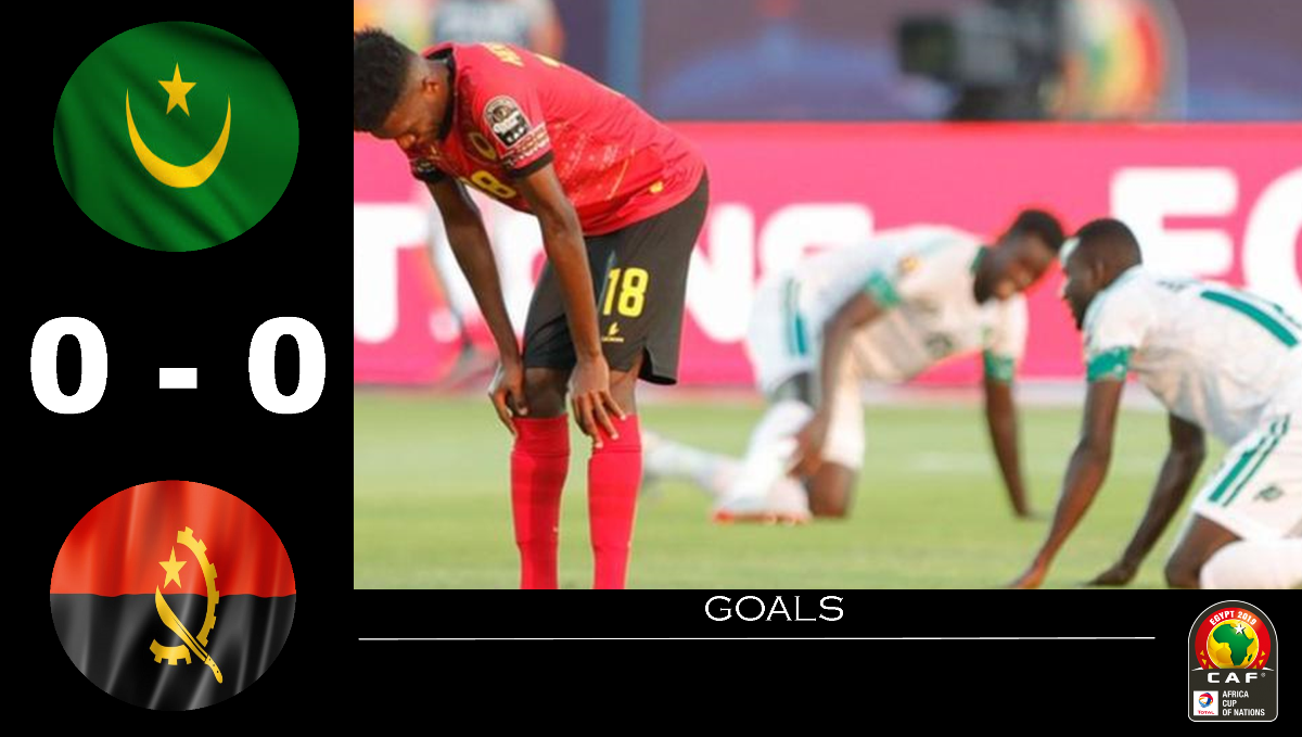 Angola forced a draw with Mauritania after Geraldo's goal was disallowed