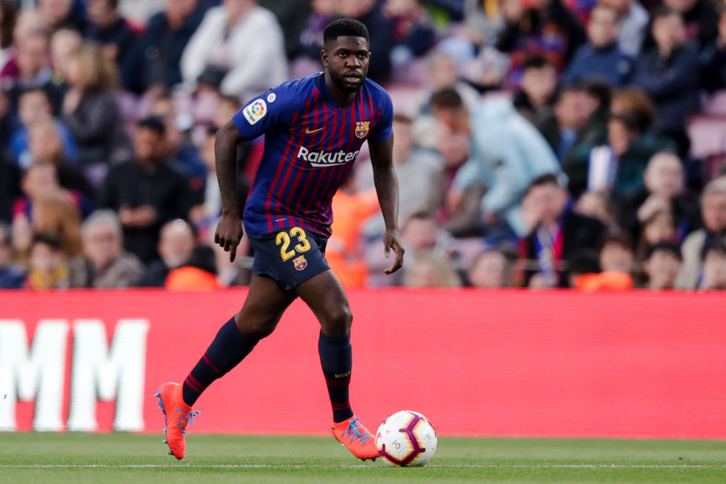 Barcelona are reportedly prepared to sell Samuel Umtiti for €30m this summer