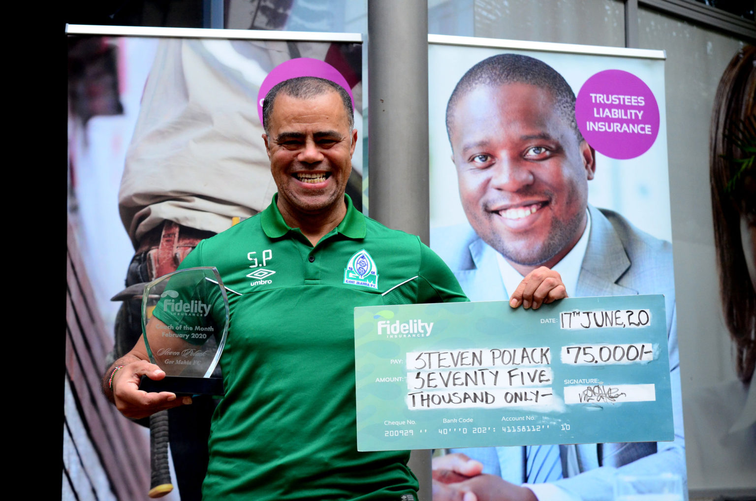 Steven Polack Awarded Fidelity Insurance, SJAK coach of the month award three times in one season