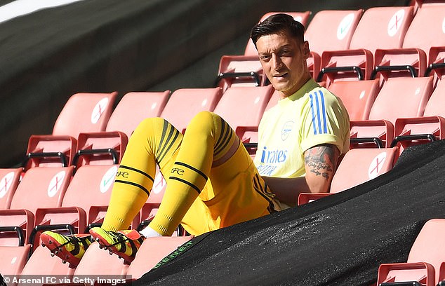 Mesut Ozil received £8m loyalty bonus from Arsenal despite not featuring for the Gunners since before lockdown