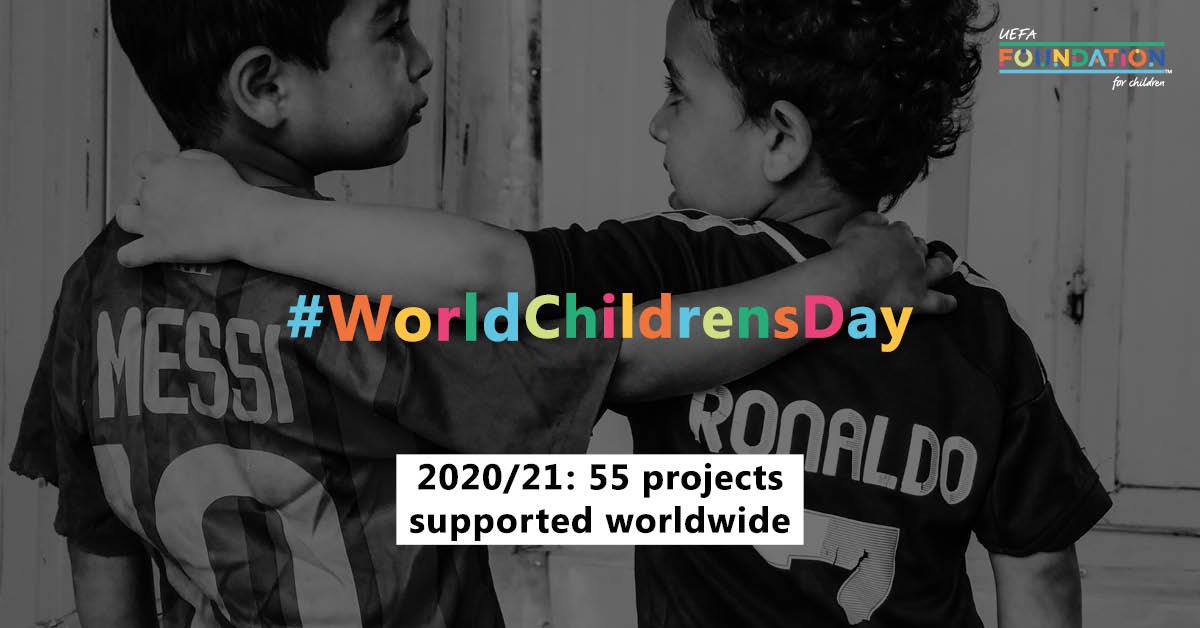 UEFA’s children’s foundation has approved 55 new children’s projects worth €4.8m