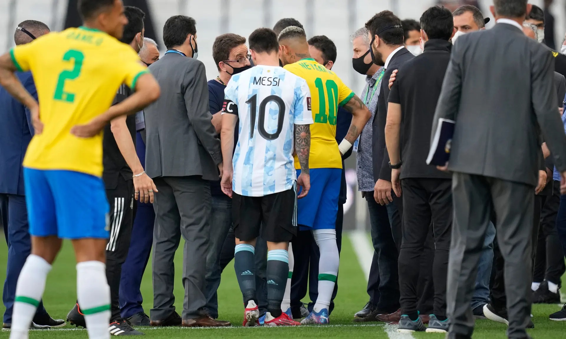 Brazil v Argentina is suspended