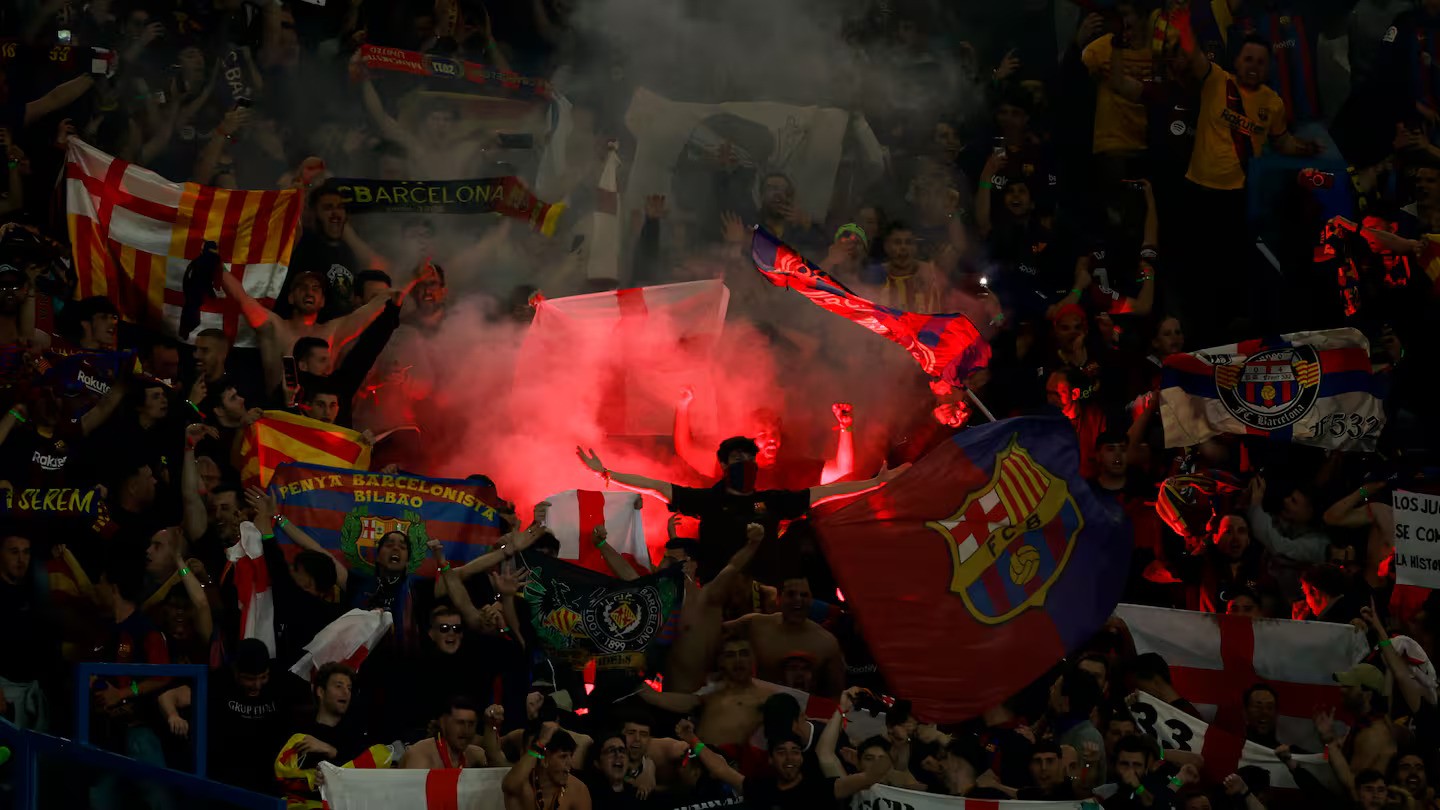 UEFA fines Barcelona for fans' Nazi salutes at PSG match