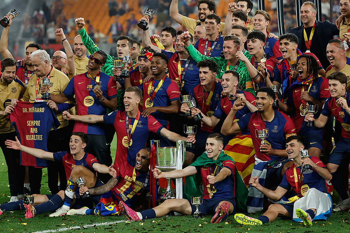Kounde the Hero as Barcelona Edge Real Madrid in Thrilling Copa del Rey Final