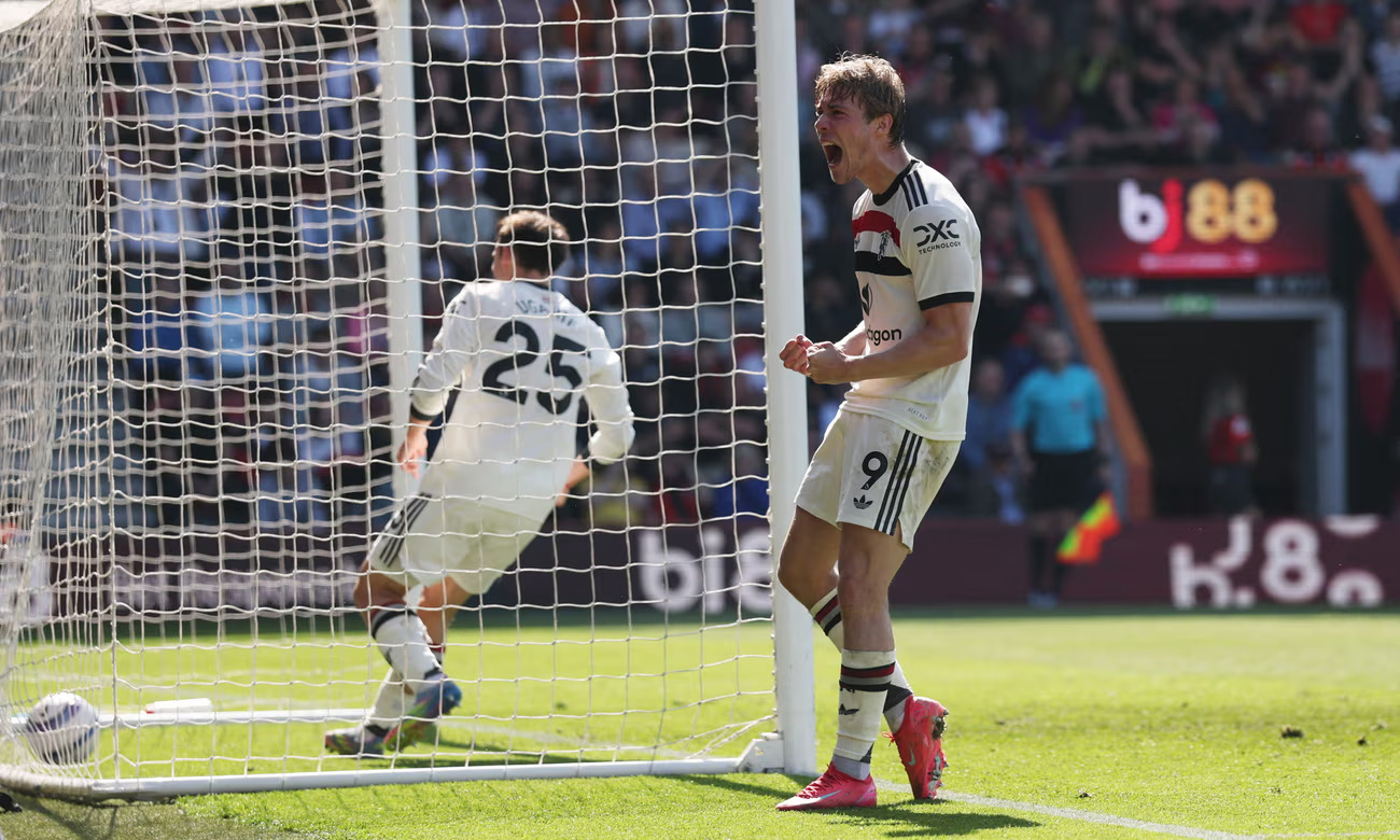 Late Heartbreak for Bournemouth as Hojlund Rescues Manchester United