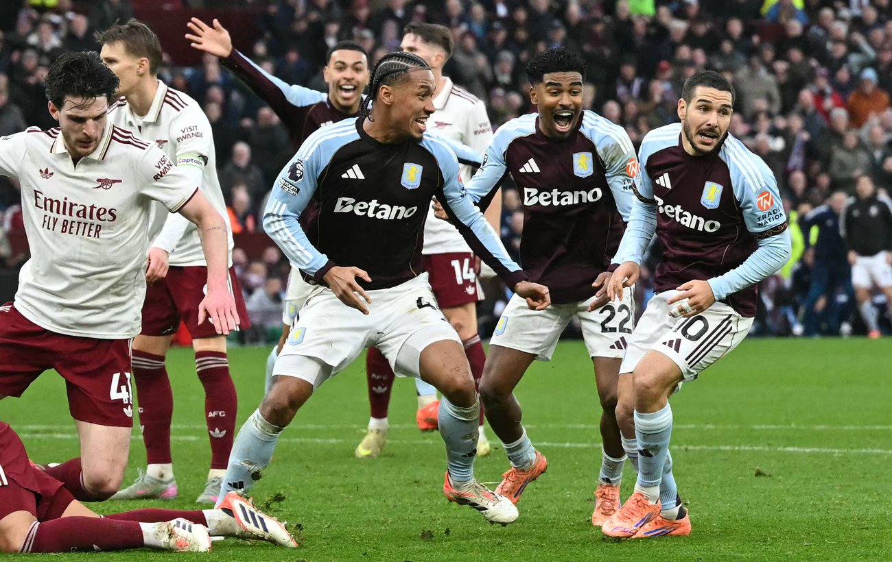 Villa Park Roars as Buendia Breaks Arsenal Hearts Late