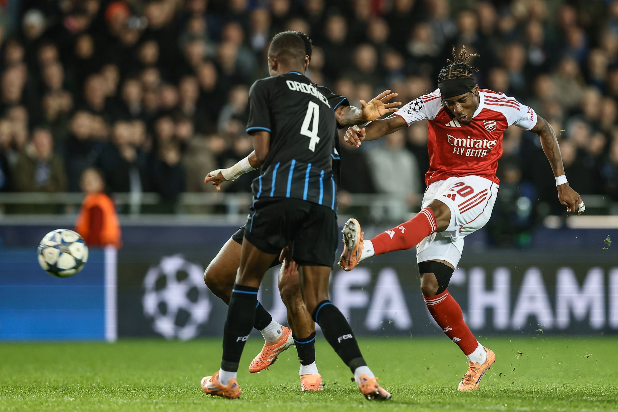 Madueke masterclass powers Arsenal past Club Brugge