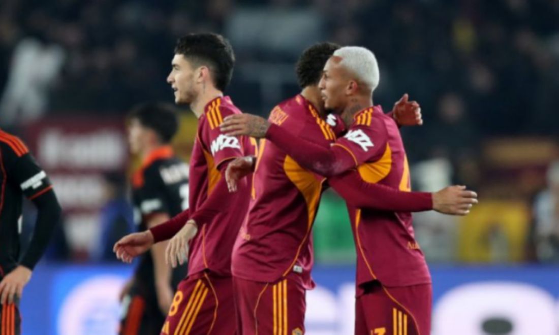 Wesley Strike Lifts Roma Past Como at Olimpico