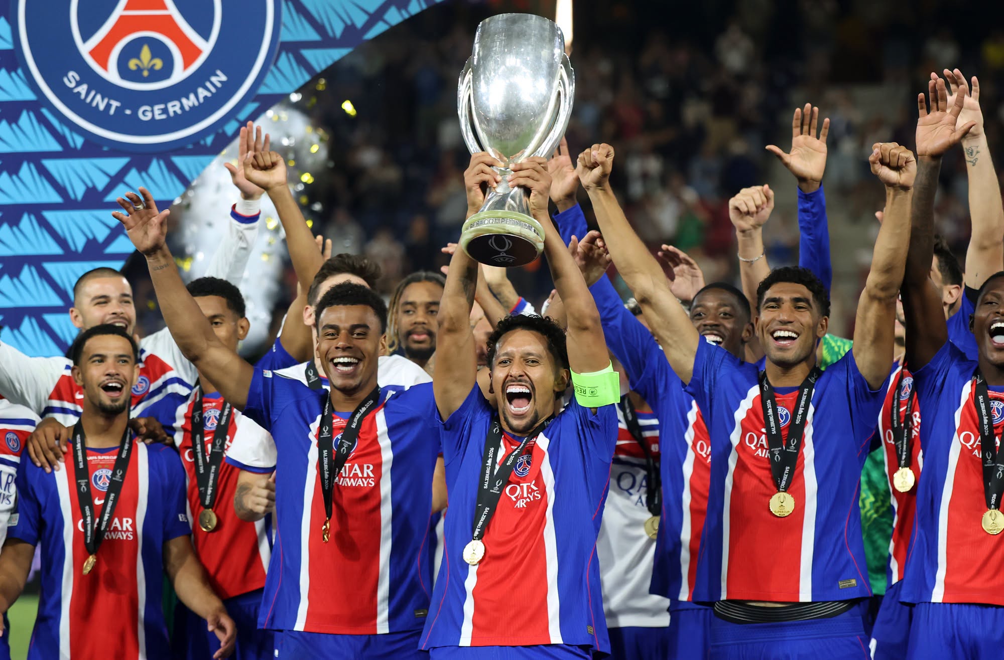 PSG Edge Aston Villa to Retain UEFA Super Cup