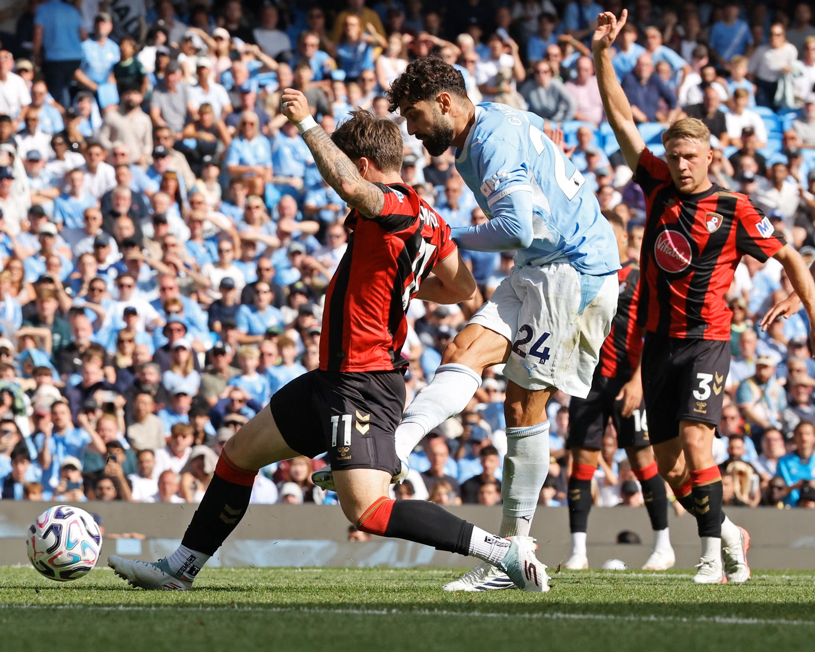 Cherki Inspires Manchester City Comeback Against Bournemouth