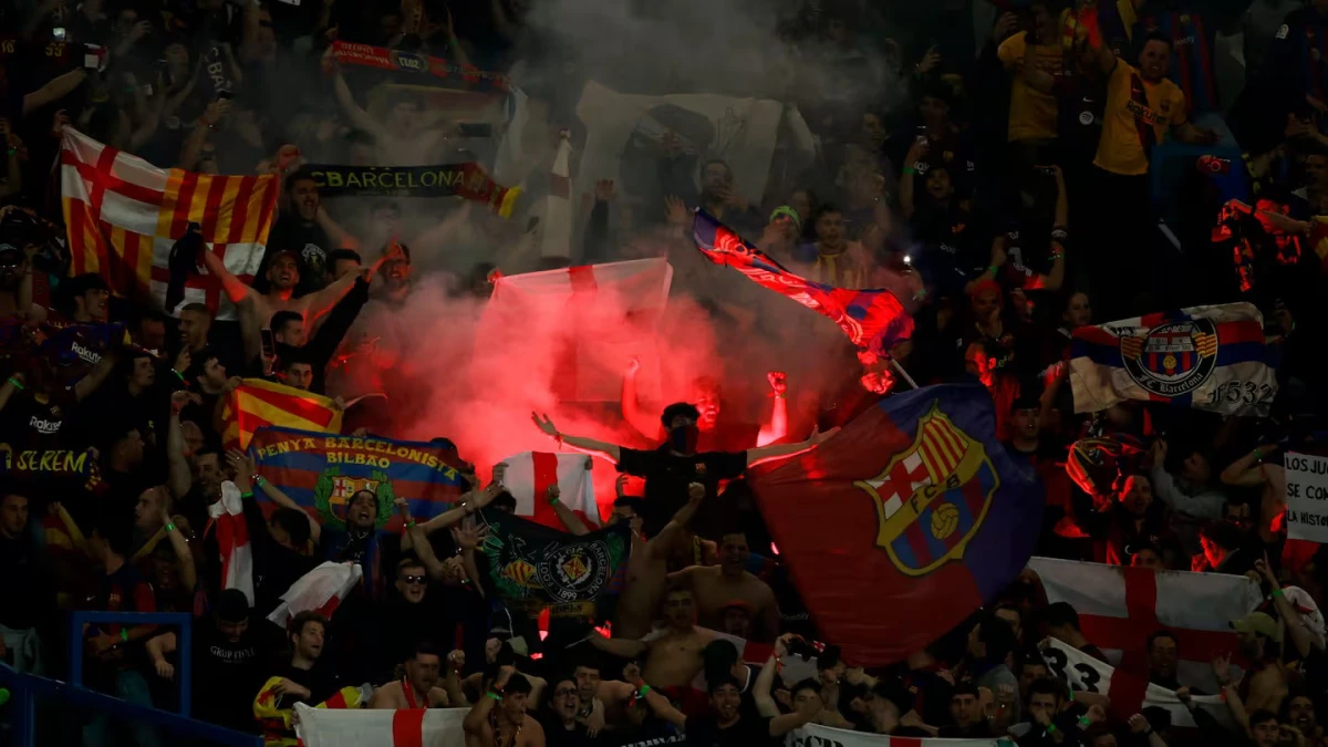 UEFA fines Barcelona for fans' Nazi salutes at PSG match