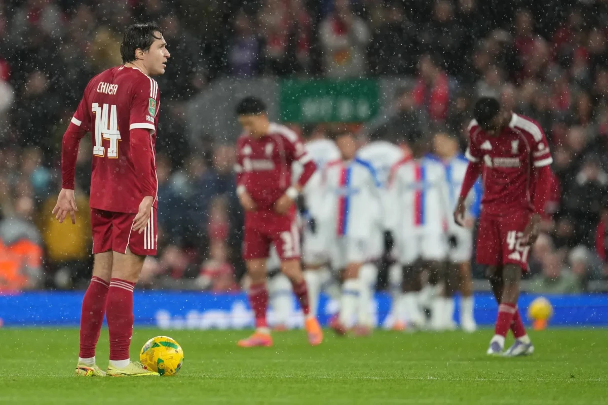 Liverpool Crumble Again as Crystal Palace Cruise into EFL Cup Fifth Round