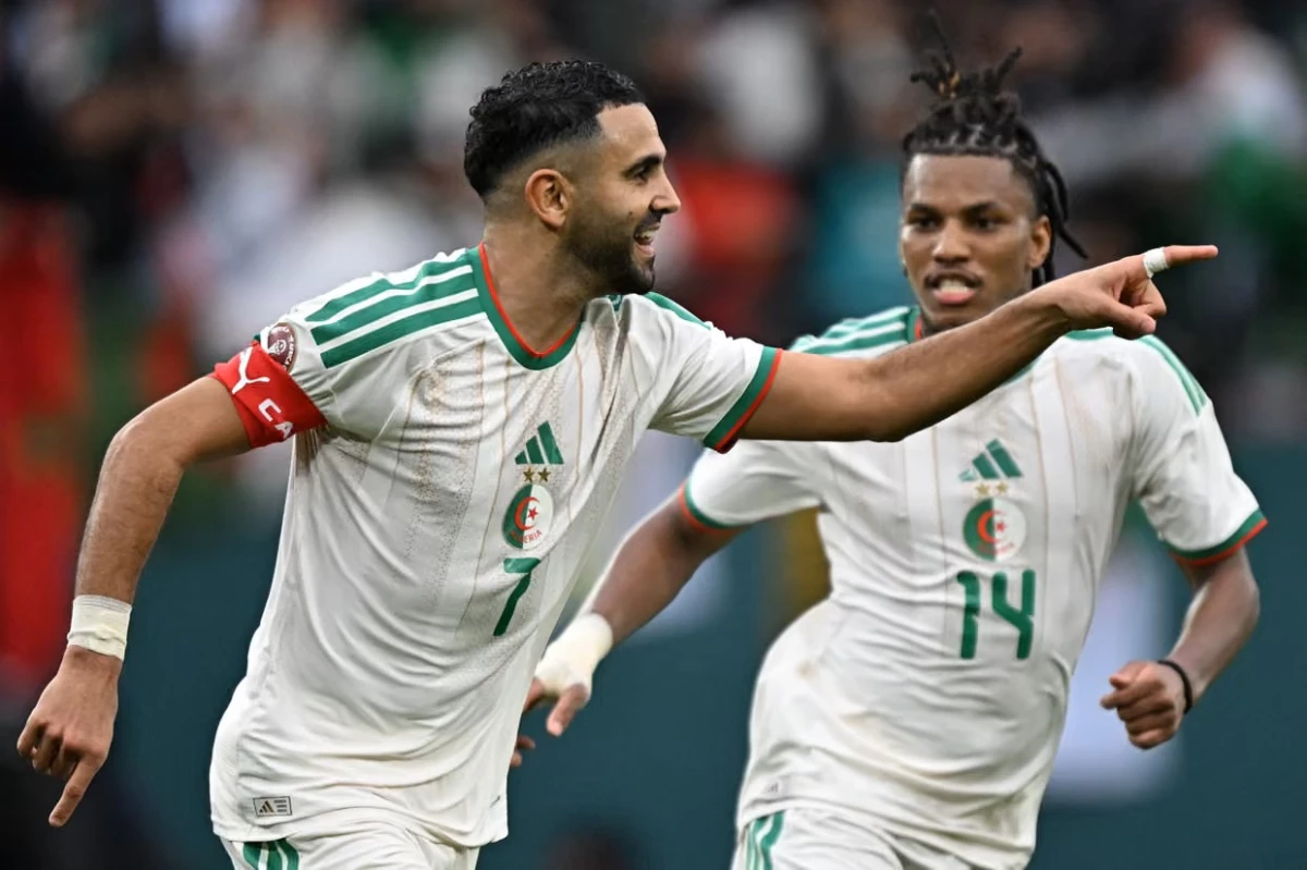 Mahrez double fires Algeria past Sudan in AFCON Group E opener