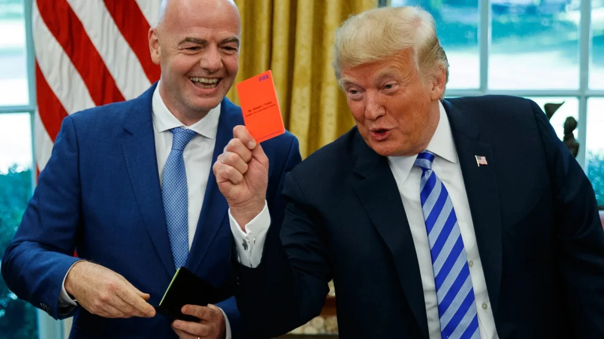Trump Defends FIFA Call Over Balogun Red Card