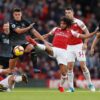 Arsenal held on a 1-1 draw with Brighton | English Premier League