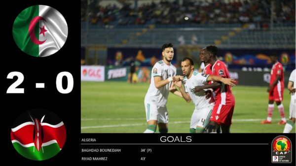 Algeria Earn 2-0 Victory Against Kenya | Africa Cup Of Nations