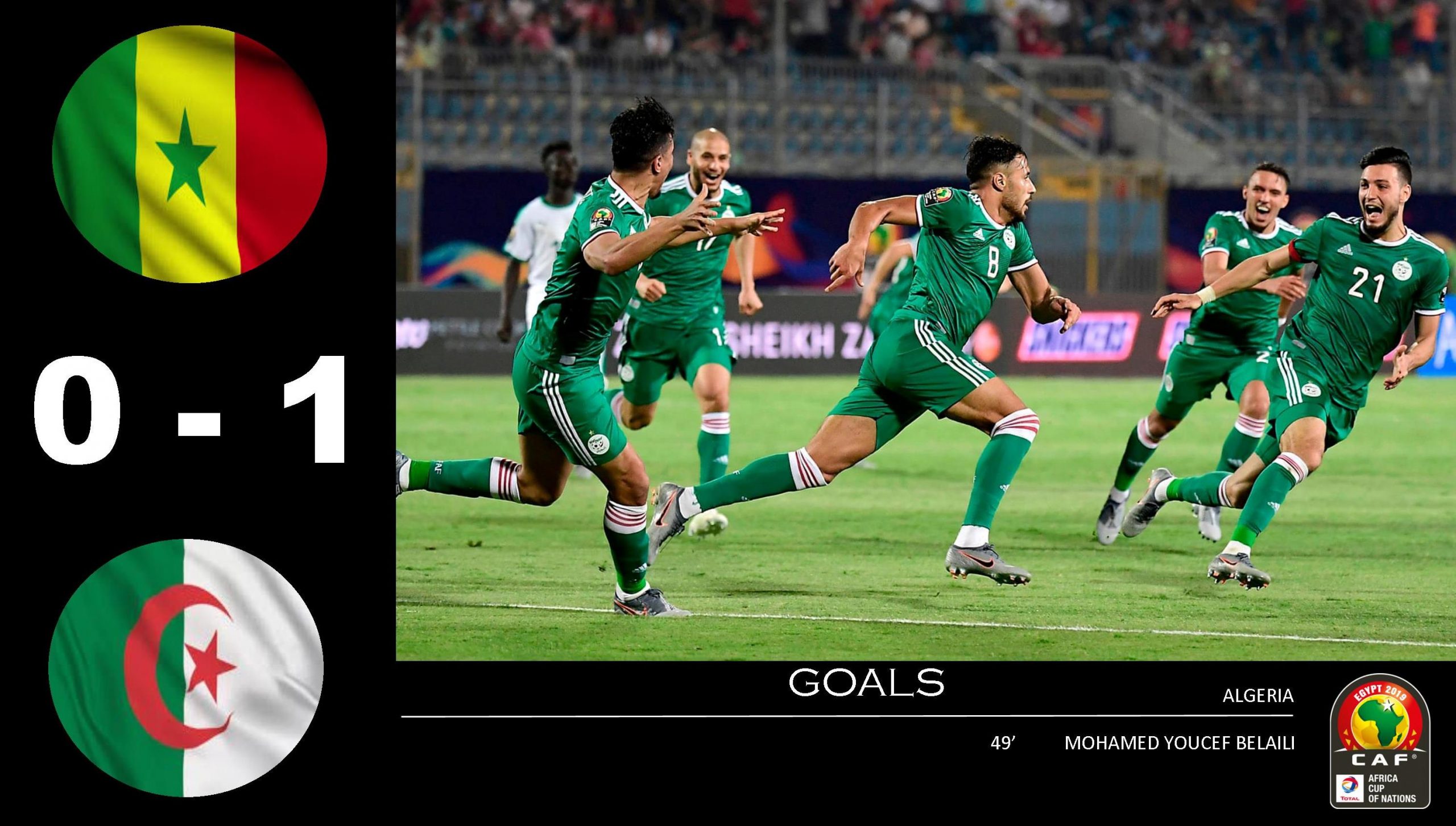 Algeria Through To Last 16 After 1-0 Win Against Senegal | Africa Cup Of Nations