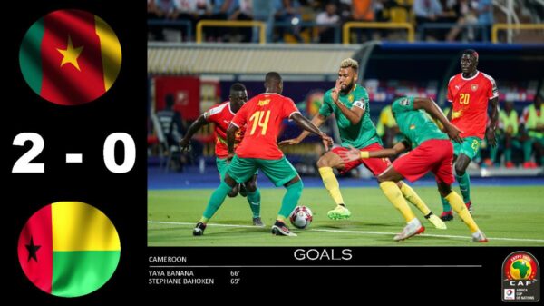 Banana and Stephane Earn AFCON Holders Cameroon A 2-0 Win Over Guinea-Bissau | Africa Cup Of Nations