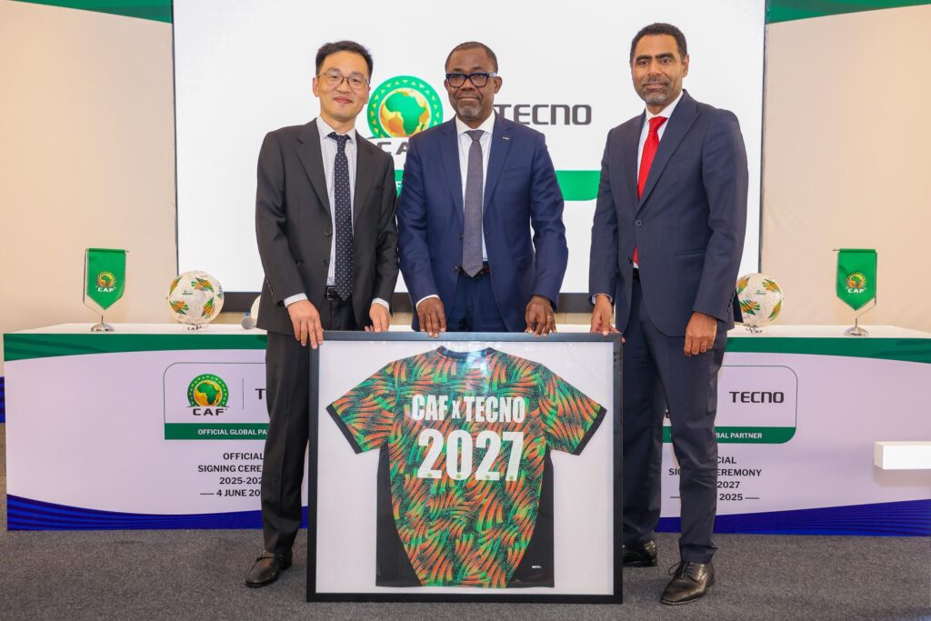 Tecno Mobile Signs On As Official Sponsor For 2025 & 2027 Afcon